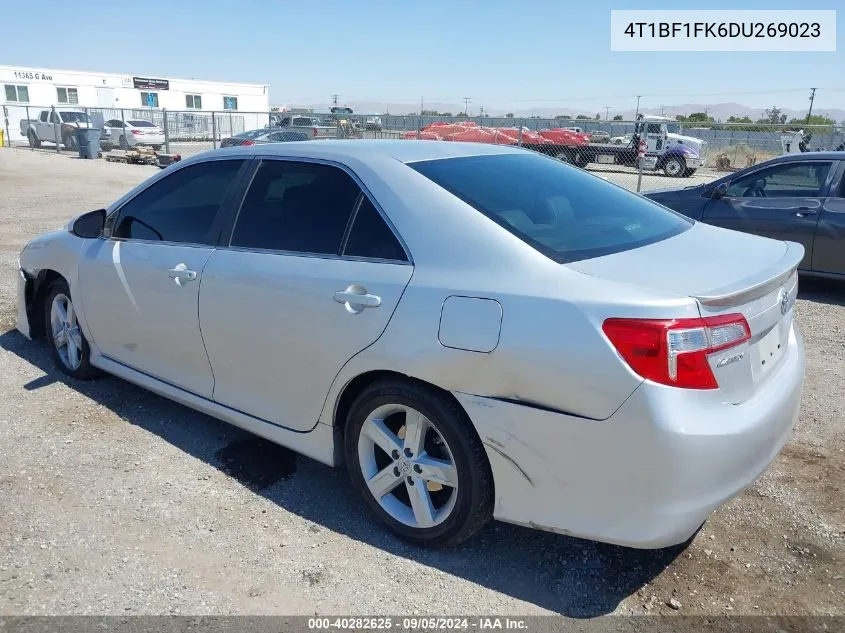 2013 Toyota Camry Se VIN: 4T1BF1FK6DU269023 Lot: 40282625