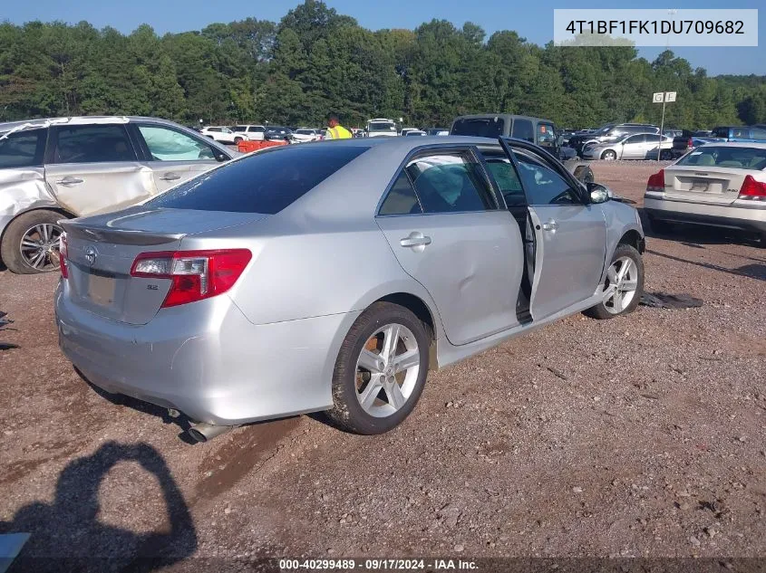 2013 Toyota Camry Se VIN: 4T1BF1FK1DU709682 Lot: 40299489