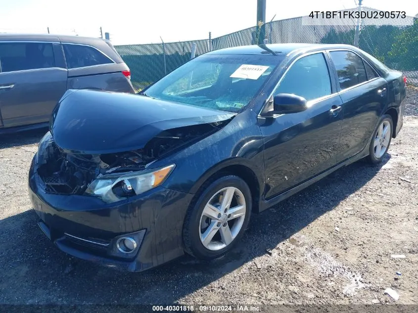 2013 Toyota Camry Se VIN: 4T1BF1FK3DU290573 Lot: 40301818