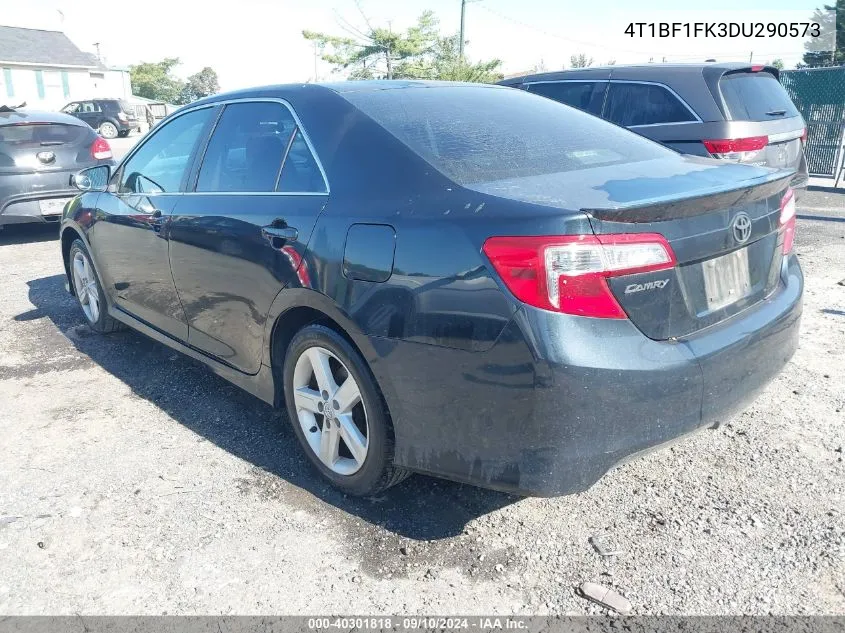 2013 Toyota Camry Se VIN: 4T1BF1FK3DU290573 Lot: 40301818