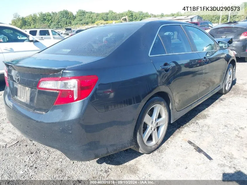 2013 Toyota Camry Se VIN: 4T1BF1FK3DU290573 Lot: 40301818