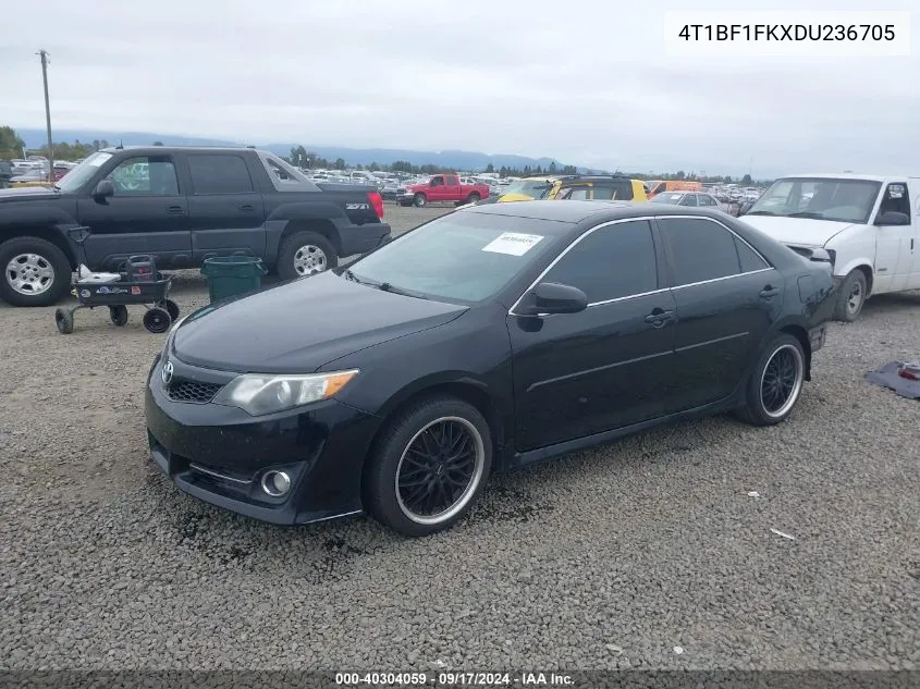 2013 Toyota Camry Se VIN: 4T1BF1FKXDU236705 Lot: 40304059