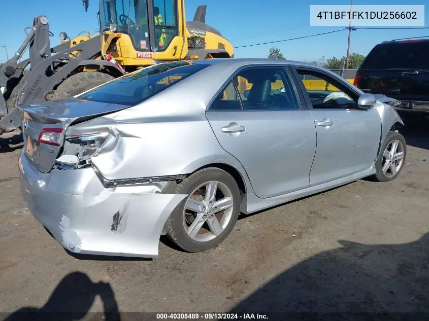 2013 Toyota Camry L/Se/Le/Xle VIN: 4T1BF1FK1DU256602 Lot: 40305489