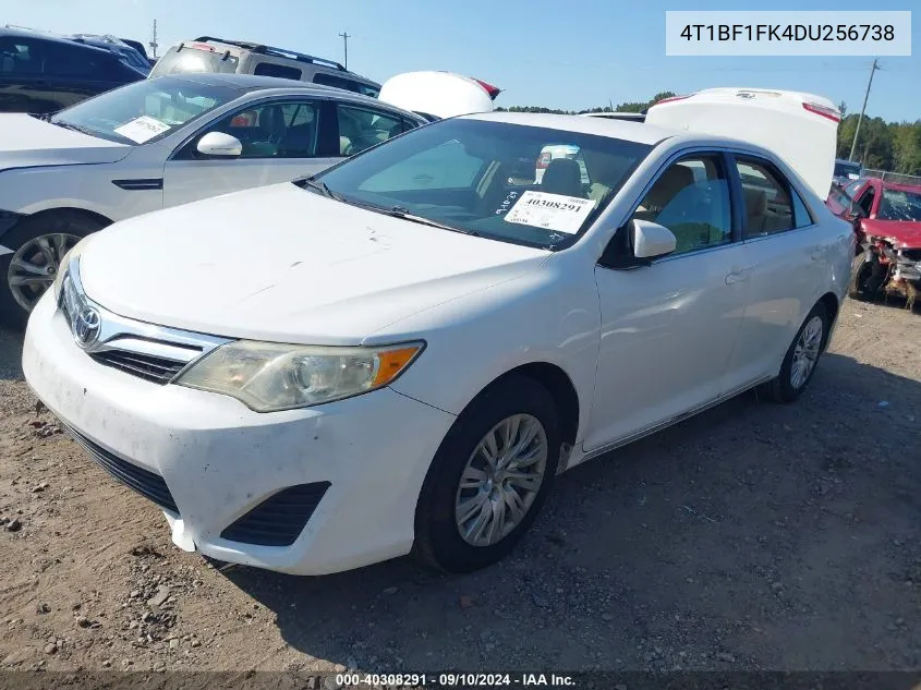 2013 Toyota Camry Le VIN: 4T1BF1FK4DU256738 Lot: 40308291