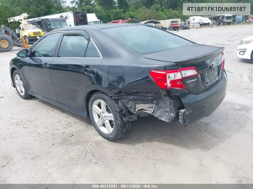 4T1BF1FK1DU685187 2013 Toyota Camry Se