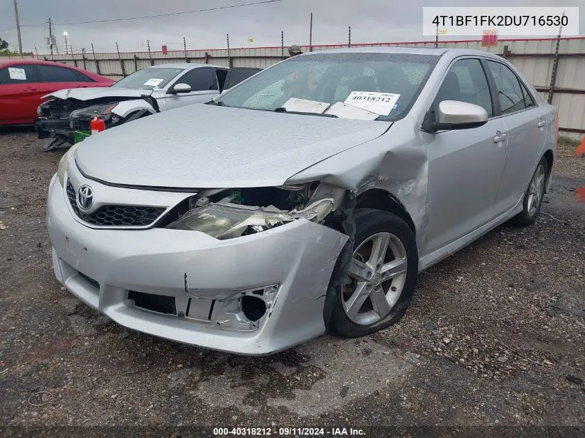 2013 Toyota Camry L/Se/Le/Xle VIN: 4T1BF1FK2DU716530 Lot: 40318212