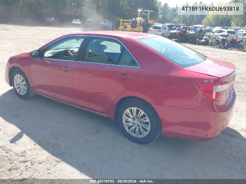 4T1BF1FK6DU693818 2013 Toyota Camry Le