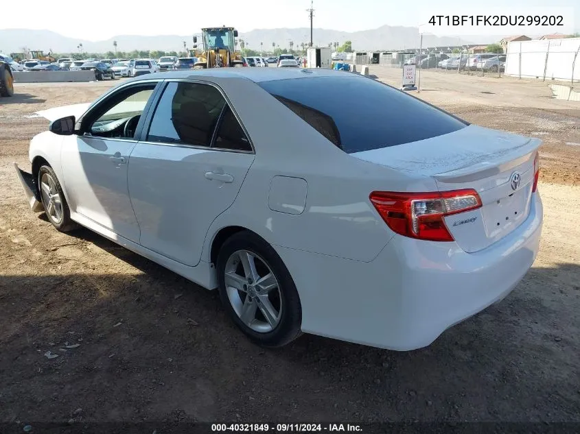 4T1BF1FK2DU299202 2013 Toyota Camry L/Se/Le/Xle