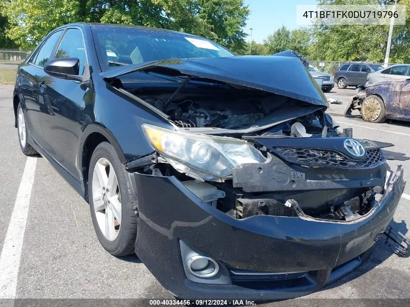 2013 Toyota Camry L/Se/Le/Xle VIN: 4T1BF1FK0DU719796 Lot: 40334456