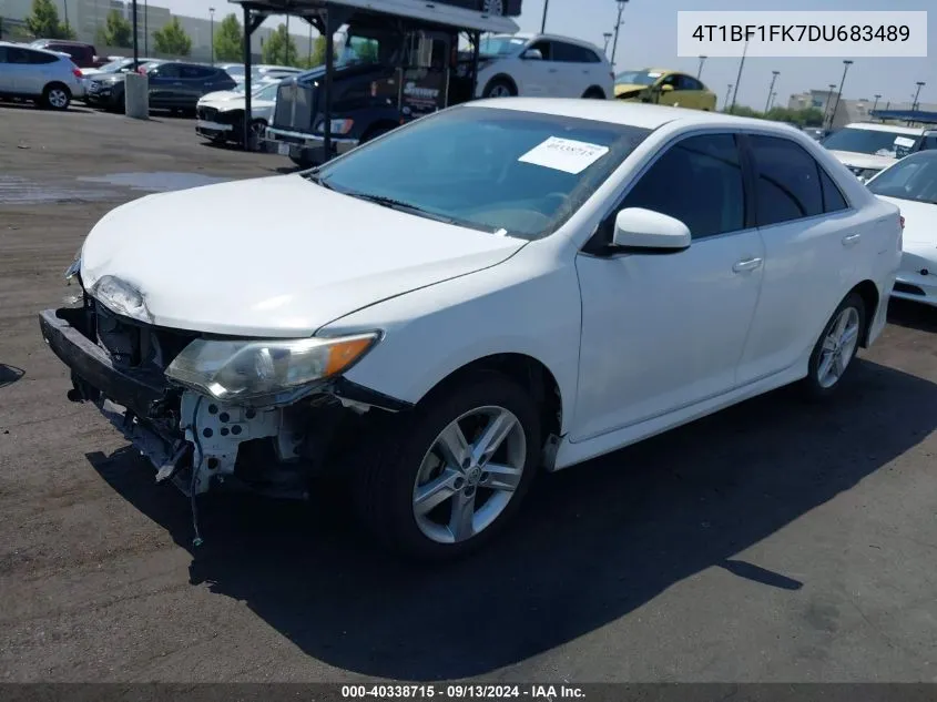 2013 Toyota Camry Se VIN: 4T1BF1FK7DU683489 Lot: 40338715