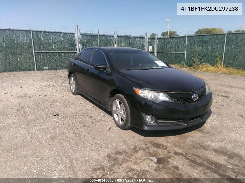 2013 Toyota Camry Se VIN: 4T1BF1FK2DU297238 Lot: 40345668