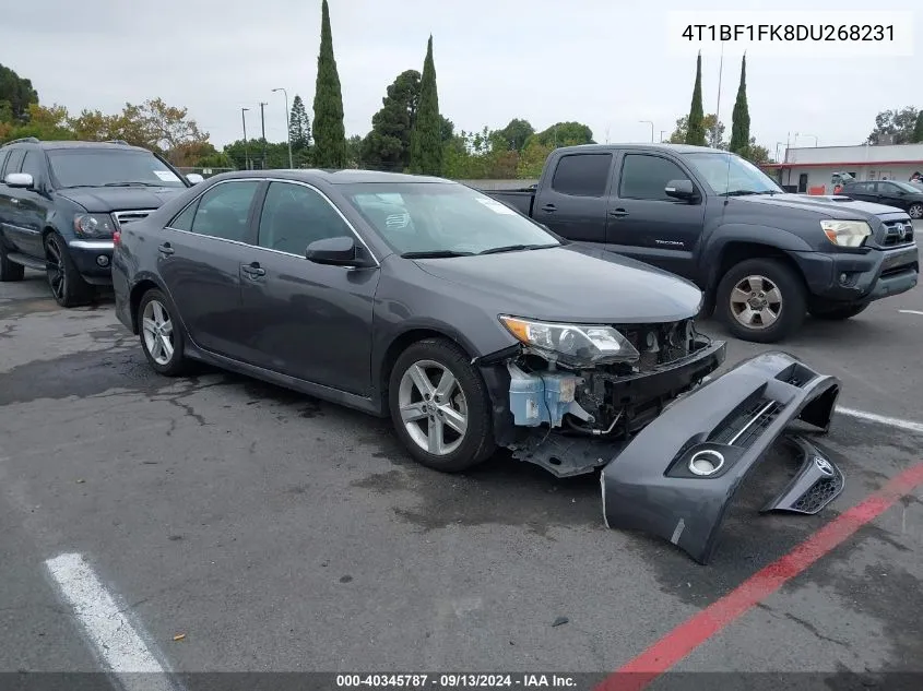 2013 Toyota Camry Se VIN: 4T1BF1FK8DU268231 Lot: 40345787