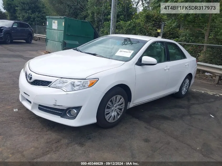 2013 Toyota Camry Le VIN: 4T4BF1FK5DR317973 Lot: 40346629