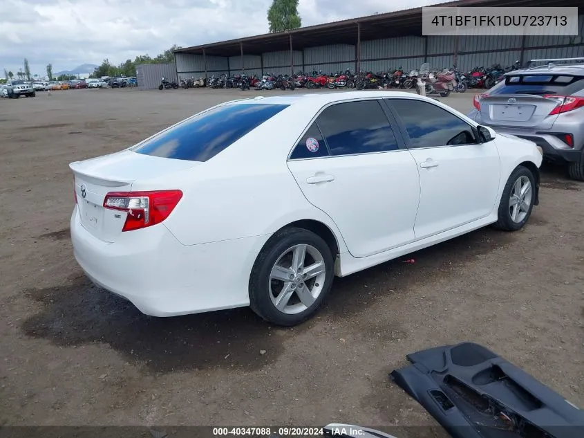 2013 Toyota Camry Se VIN: 4T1BF1FK1DU723713 Lot: 40347088