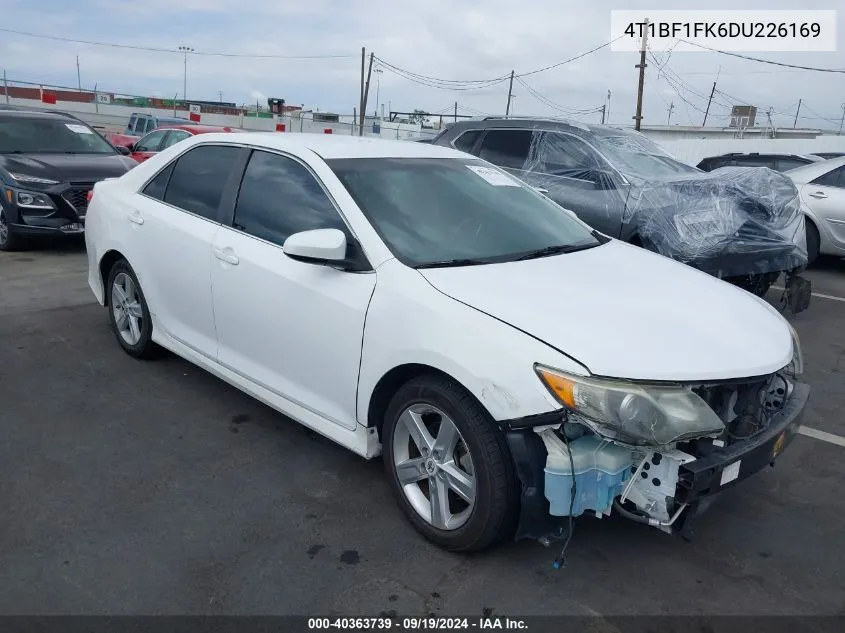 2013 Toyota Camry Se VIN: 4T1BF1FK6DU226169 Lot: 40363739