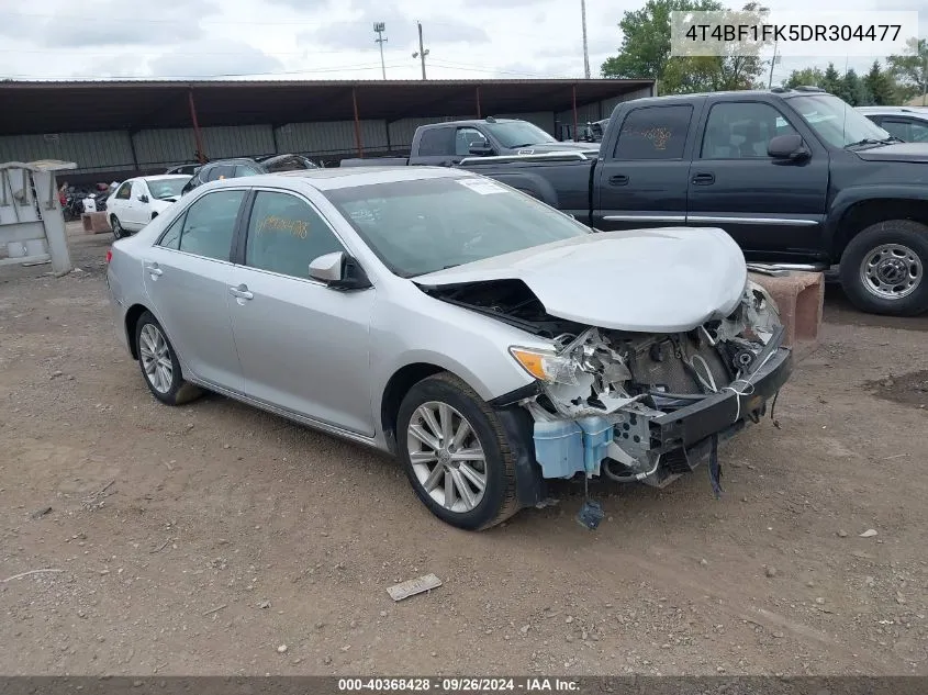 2013 Toyota Camry Xle VIN: 4T4BF1FK5DR304477 Lot: 40368428