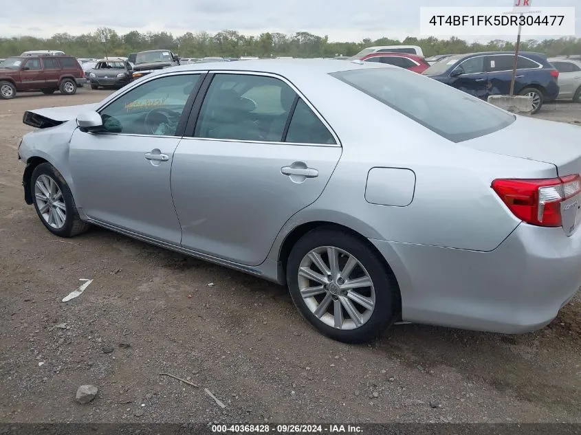 4T4BF1FK5DR304477 2013 Toyota Camry Xle