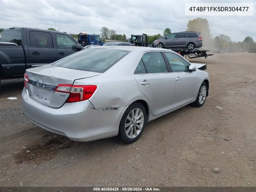 2013 Toyota Camry Xle VIN: 4T4BF1FK5DR304477 Lot: 40368428