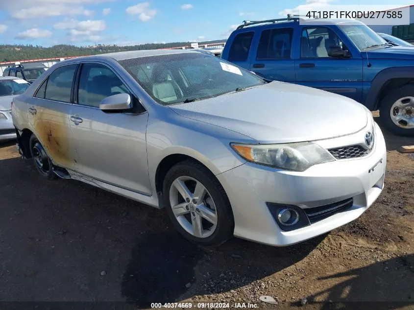 2013 Toyota Camry Se VIN: 4T1BF1FK0DU277585 Lot: 40374669