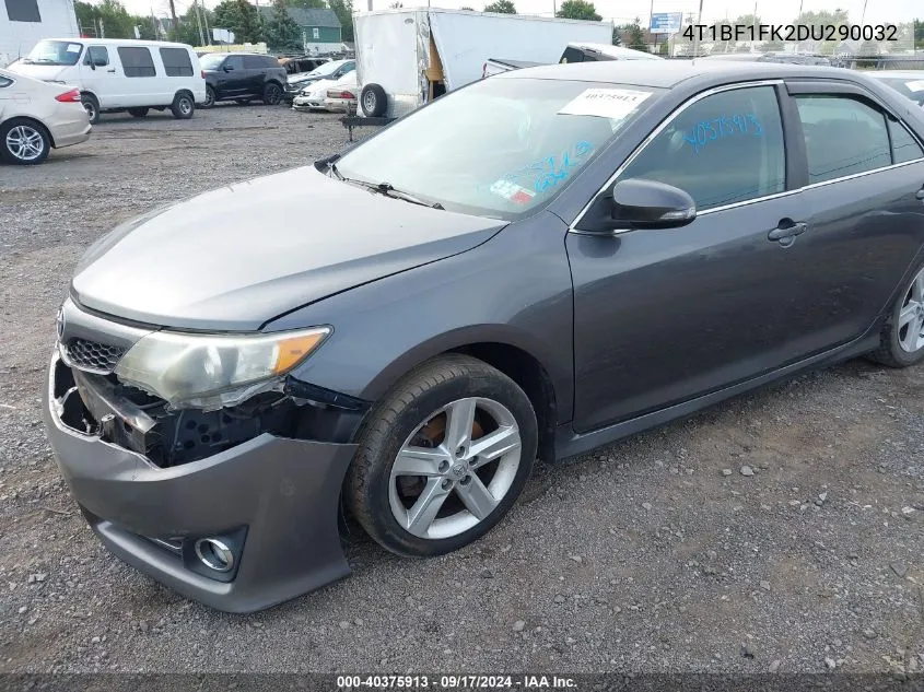 4T1BF1FK2DU290032 2013 Toyota Camry Se