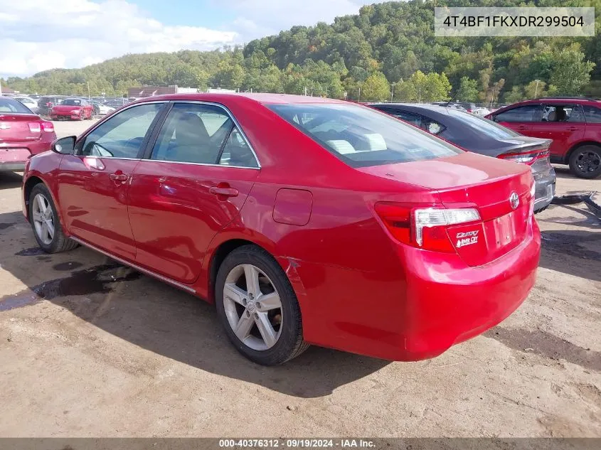 2013 Toyota Camry Le VIN: 4T4BF1FKXDR299504 Lot: 40376312