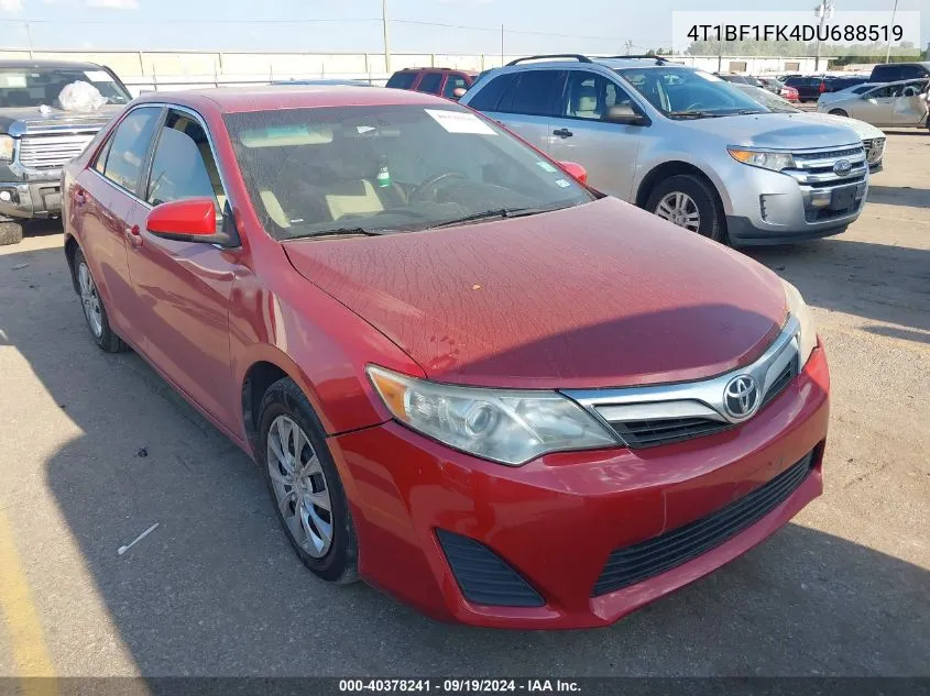 4T1BF1FK4DU688519 2013 Toyota Camry L