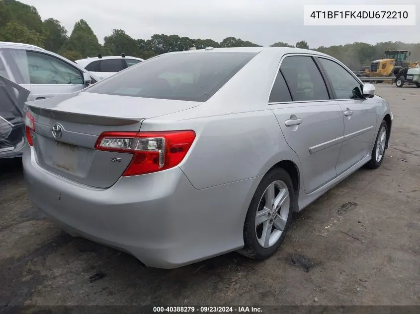 4T1BF1FK4DU672210 2013 Toyota Camry Se