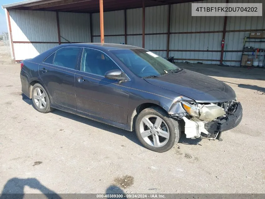 2013 Toyota Camry Se VIN: 4T1BF1FK2DU704202 Lot: 40389300