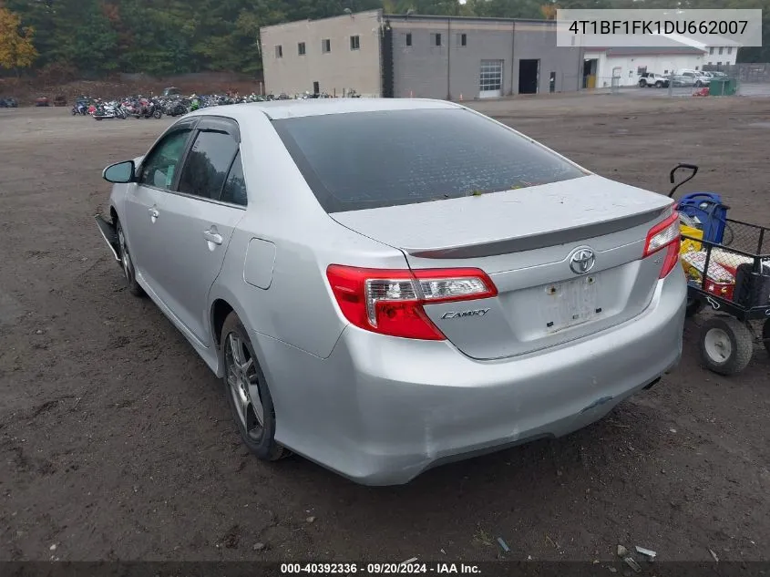 4T1BF1FK1DU662007 2013 Toyota Camry Se