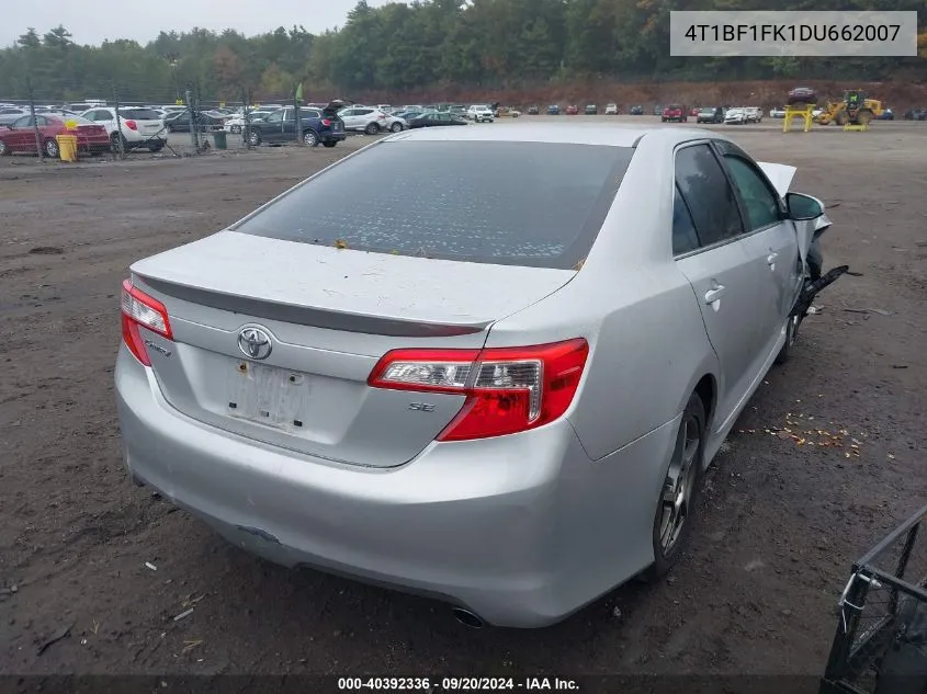 4T1BF1FK1DU662007 2013 Toyota Camry Se