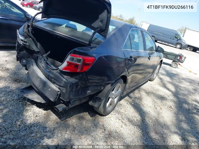 2013 Toyota Camry Se VIN: 4T1BF1FK9DU266116 Lot: 40392839