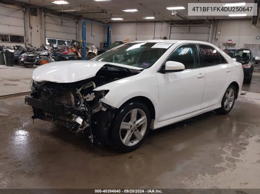 4T1BF1FK4DU250647 2013 Toyota Camry Se