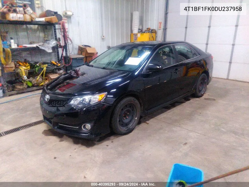 4T1BF1FK0DU237958 2013 Toyota Camry Se