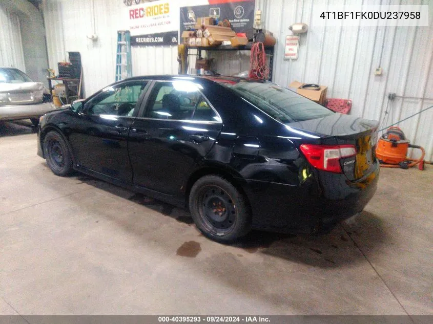 4T1BF1FK0DU237958 2013 Toyota Camry Se