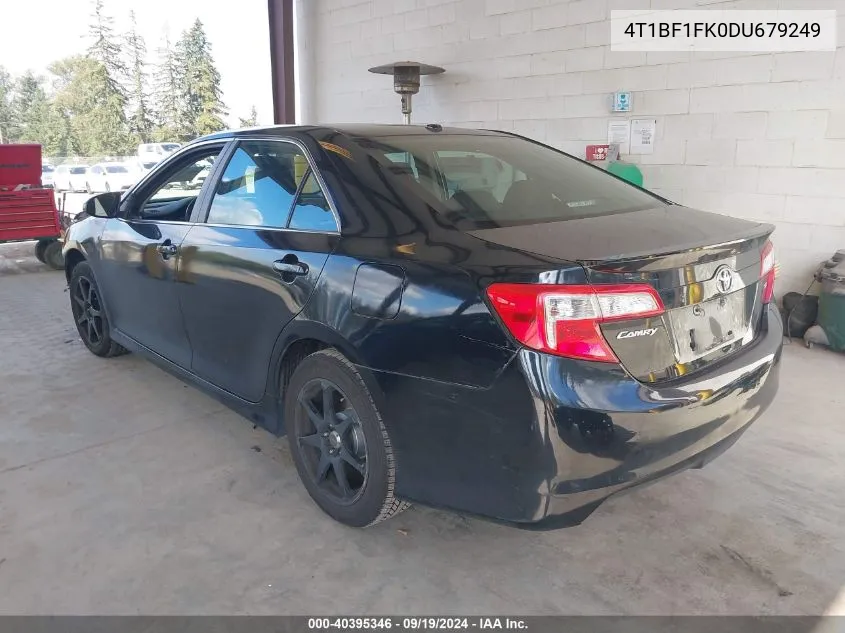 2013 Toyota Camry Se VIN: 4T1BF1FK0DU679249 Lot: 40395346