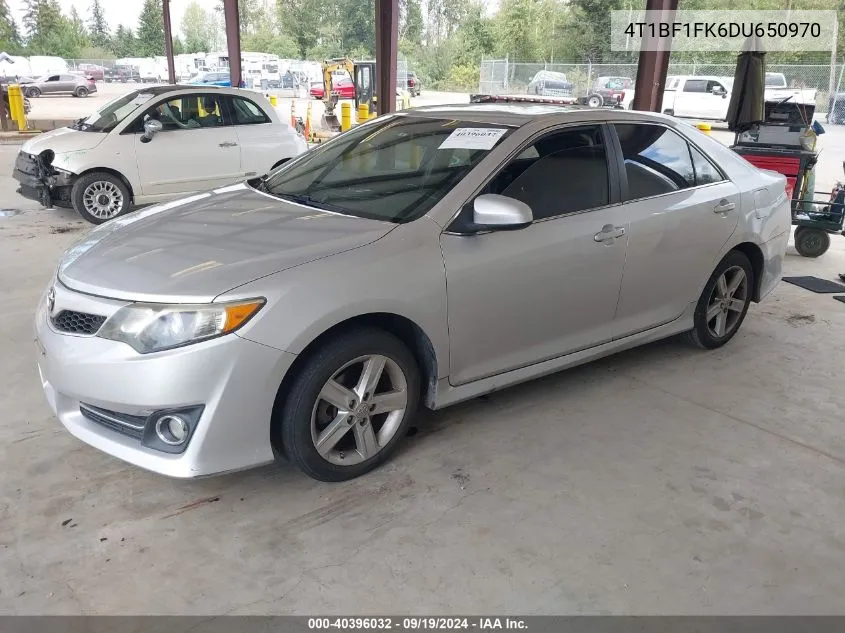 4T1BF1FK6DU650970 2013 Toyota Camry Se