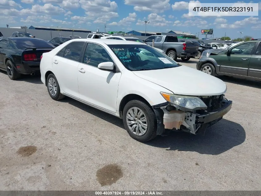 2013 Toyota Camry Le VIN: 4T4BF1FK5DR323191 Lot: 40397924