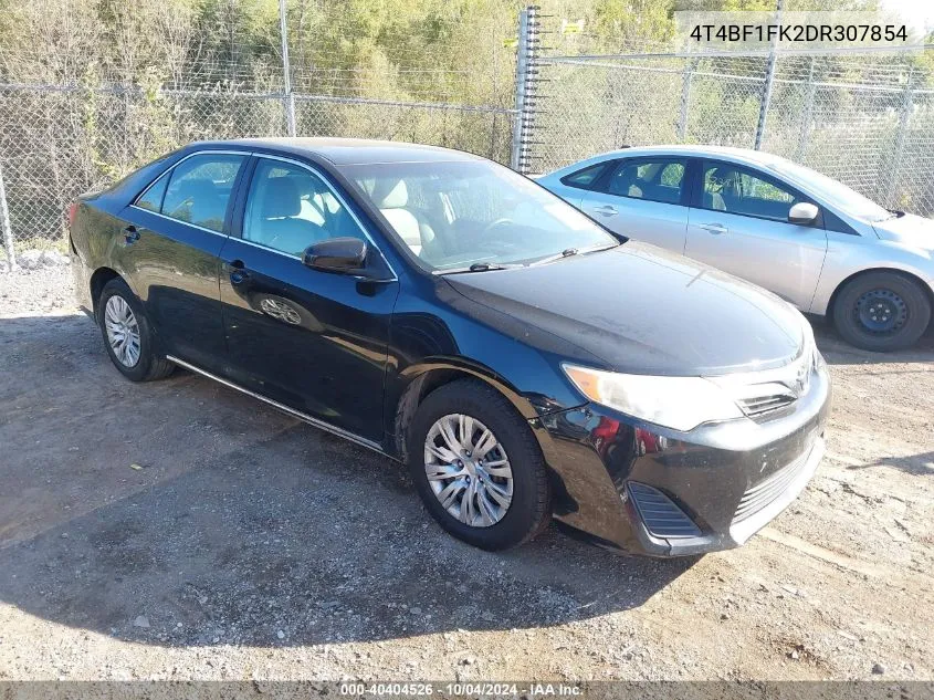 2013 Toyota Camry Le VIN: 4T4BF1FK2DR307854 Lot: 40404526