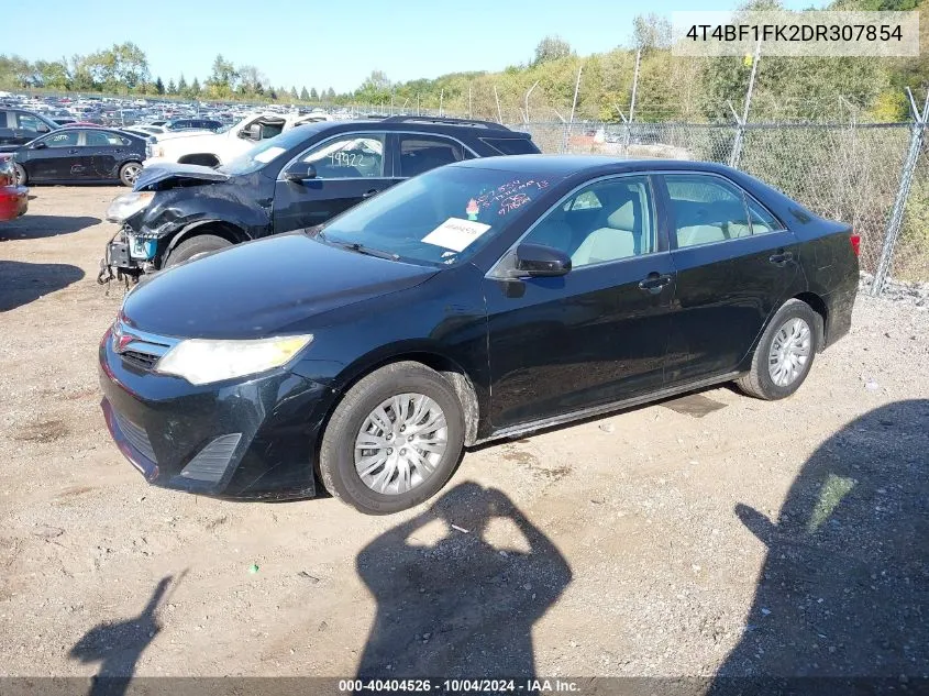 2013 Toyota Camry Le VIN: 4T4BF1FK2DR307854 Lot: 40404526