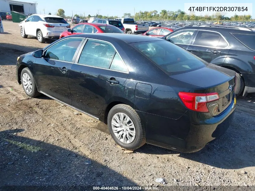 2013 Toyota Camry Le VIN: 4T4BF1FK2DR307854 Lot: 40404526