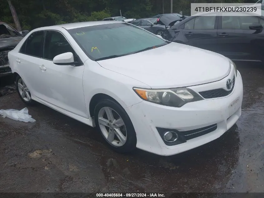 4T1BF1FKXDU230239 2013 Toyota Camry Se