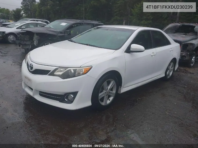 4T1BF1FKXDU230239 2013 Toyota Camry Se