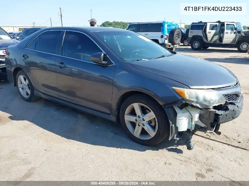 2013 Toyota Camry Se VIN: 4T1BF1FK4DU223433 Lot: 40409285