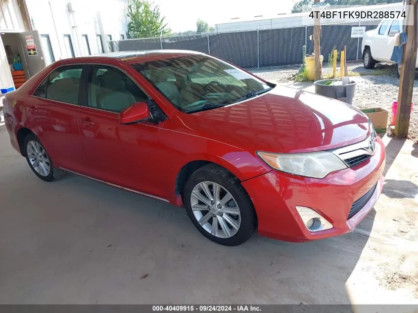 4T4BF1FK9DR288574 2013 Toyota Camry Xle