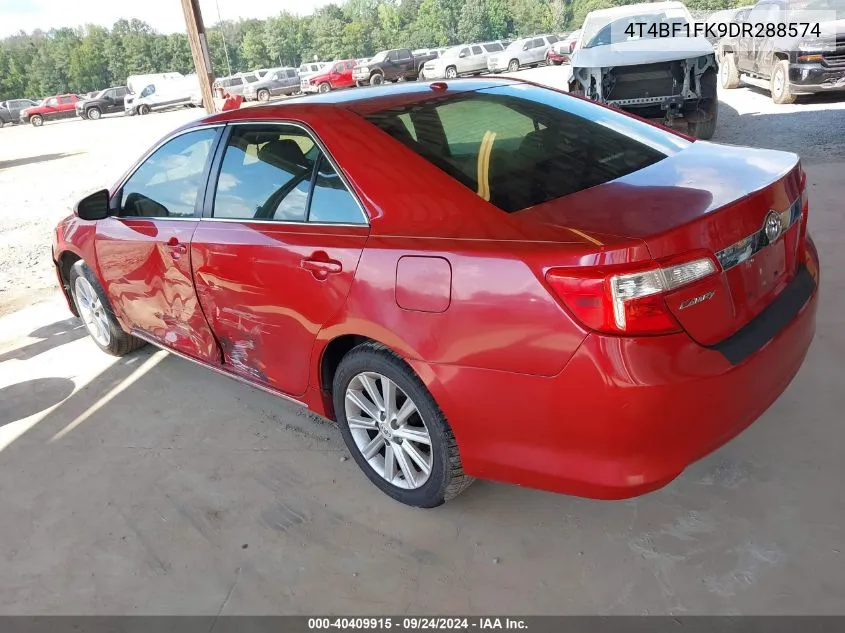 4T4BF1FK9DR288574 2013 Toyota Camry Xle