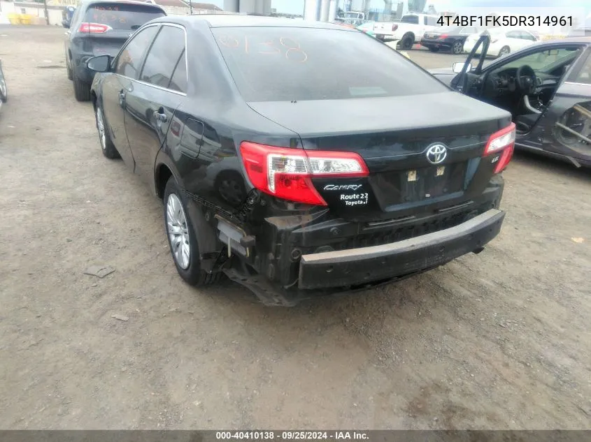 4T4BF1FK5DR314961 2013 Toyota Camry Le