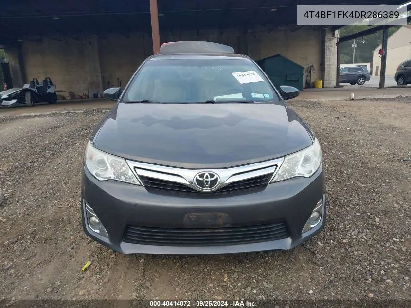 4T4BF1FK4DR286389 2013 Toyota Camry Xle