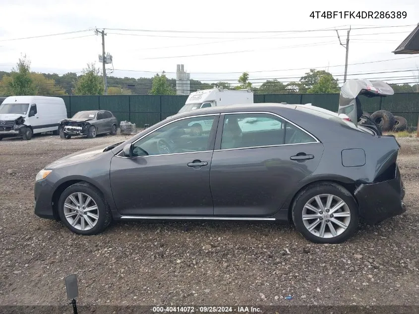 4T4BF1FK4DR286389 2013 Toyota Camry Xle