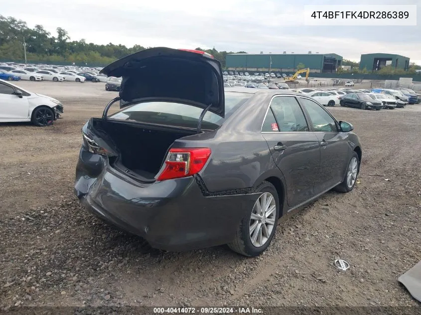 4T4BF1FK4DR286389 2013 Toyota Camry Xle