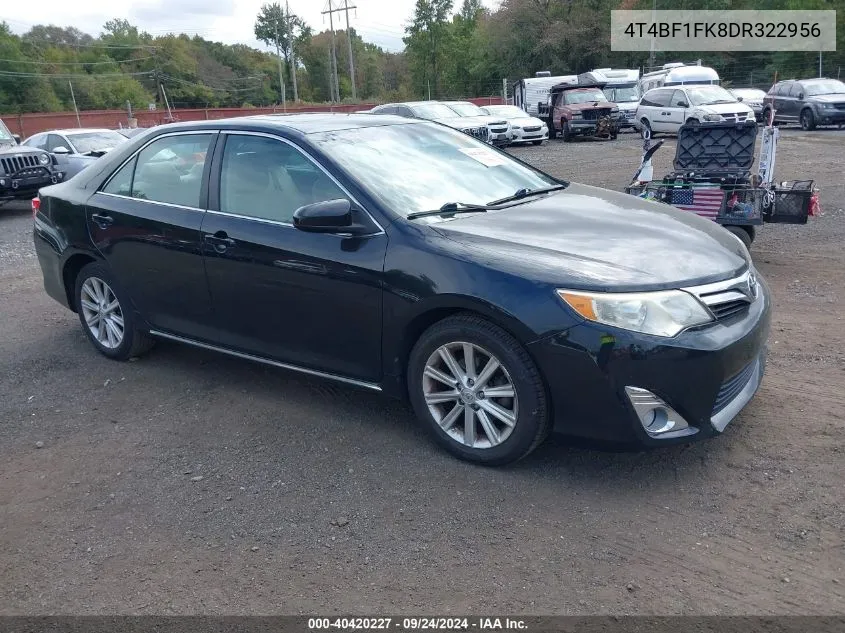 4T4BF1FK8DR322956 2013 Toyota Camry Xle